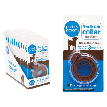 Pride & Groom Flea & Tick Collar For Dogs 3 months protection