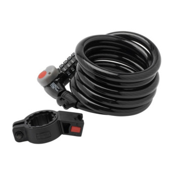 Burg-Wächter Illuminated Combination Bicycle Lock Cable 12 x 180cm