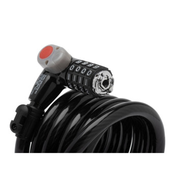 Burg-Wächter Illuminated Combination Bicycle Lock Cable 12 x 180cm