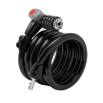 Burg-Wächter Illuminated Combination Bicycle Lock Cable 12 x 180cm