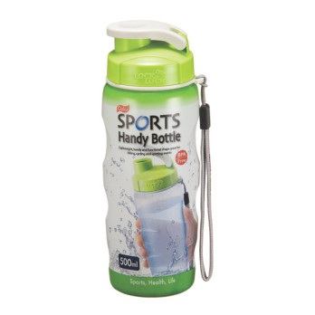 Lock & Lock Sports Handy Bottle with Carry Strap 500ml easy grip carry strap hiking cycling sporting