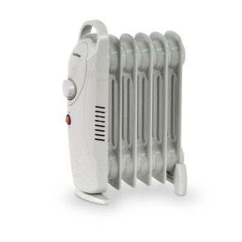 SupaWarm Mini Oil Filled Radiator 800w cable 1.4m 6 Heat fins