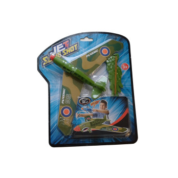 Jet Sling Shot Toy - Green & Camo + Reaches Lightning Speeds