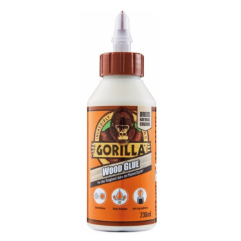 Gorilla Wood Glue 236ml water resistant ideal for indoor & outdoor projects