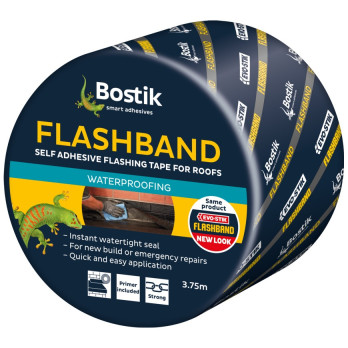 Bostik Flashband Original Finish 10m x 300mm Tape for Roofs flexible bitumen strip