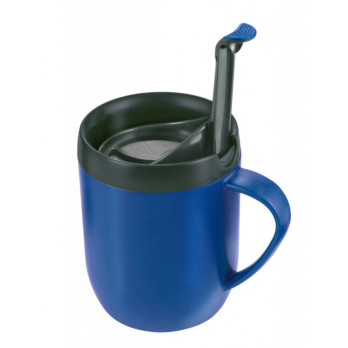 Zyliss Smart Cafe Mug Blue double wall with lid