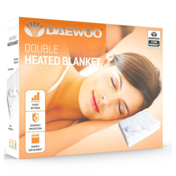 Daewoo Electric Heated Blanket Double 120 x 135cm