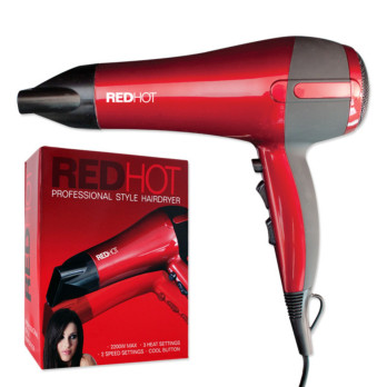 Redhot Professional Hair Dryer 2000w 3 Heat Settings 2 Speed Settings