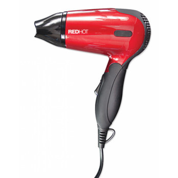 Redhot Compact Hair Dryer 1200w Foldable Handle Dual Settings