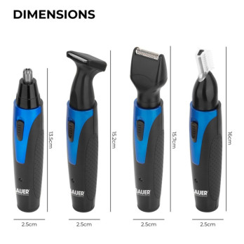 Bauer Rechargeable Multi Function Trimmer USB Charge Portable