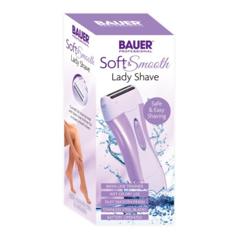 Bauer Soft and Smooth lady shave Battery operated Wet or Dry