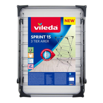 Vileda 15m Sprint Indoor Airer 3 Tier