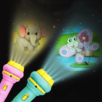 Fun Flashlight Projector with 32 Patterns - Dinosaurs, Animals, Ocean, Fruit, and More!