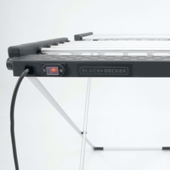 Black & Decker Heated Winged Airer 220w Folds flat energy efficient lightweight aluminium bars