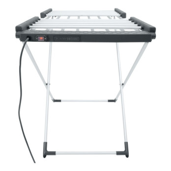 Black & Decker Heated Winged Airer 220w Folds flat energy efficient lightweight aluminium bars