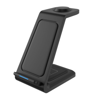 Itek 3 in 1 Wireless Charging Station Black