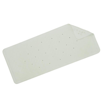 Croydex Basics Rubber Bath Mat White 740mm x 340mm