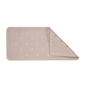 Croydex Basics Rubber Bath Mat Beige