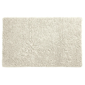 Croydex Cream Cotton Bathroom Mat Textile Bath Mats/Cream