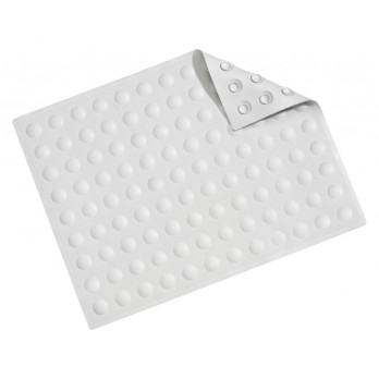 Croydex Double Sucker Bath Shower Mat White