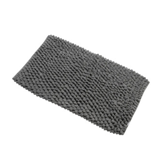 Croydex Grey Soft Cushioned Bathroom Mat Textile Bath Mats/Grey