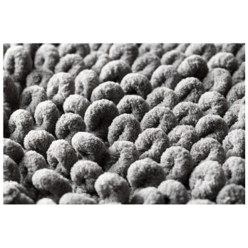 Croydex Grey Soft Cushioned Bathroom Mat Textile Bath Mats/Grey