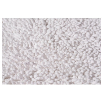 Croydex White Cotton Bathroom Mat Textile Bath Mats/White