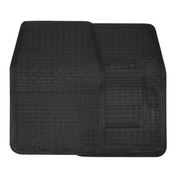 Streetwize Promotional Rubber Mat Set Black 4 Piece