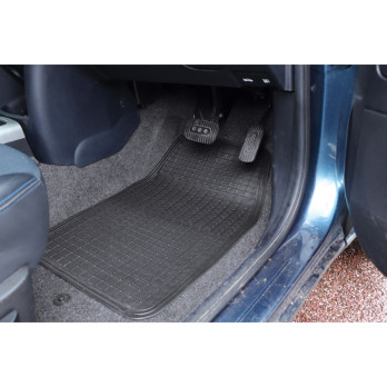 Streetwize Promotional Rubber Mat Set Black 4 Piece