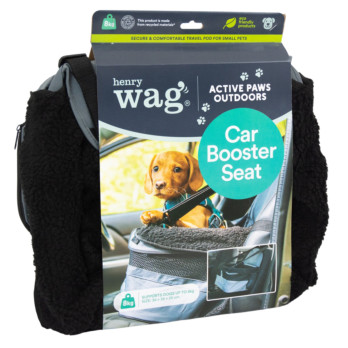 Henry Wag Car Booster Seat 38cm x 38cm x 25cm 100% GRS Recycled Polyester