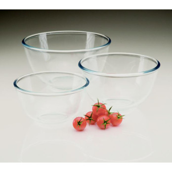 Pyrex Classic Bowl Set 3 Piece Set of 2L 1L and 0.5L