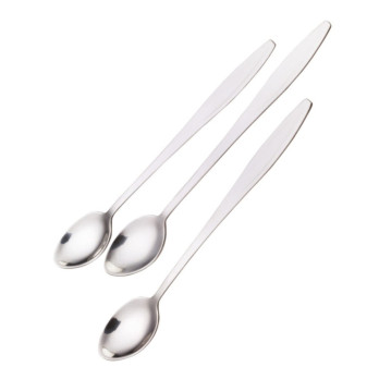 KitchenCraft Icecream/Soda Spoon 3 Piece for serving with lattes ice cream soda and sundaes