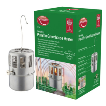 Ambassador Hanging Paraffin Heater Ideal for small greenhouses or shed