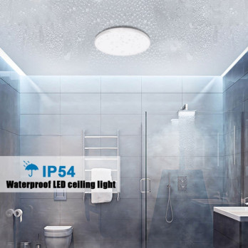 Extrastar 18W LED Bathroom Ceiling Light White IP54 waterproof