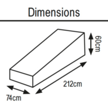 Ambassador Sunbed Cover 80cm x 55cm x 220cm x 35cm