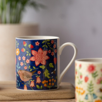 Price & Kensington Wild Flower Fine China Mug 380ml