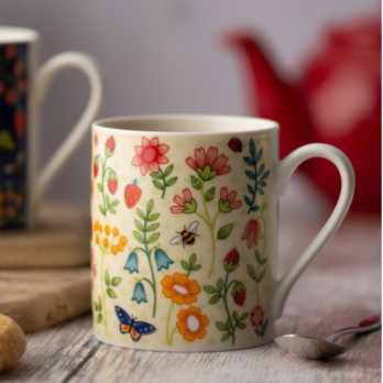 Price & Kensington Wild Flower Fine China Mug 380ml