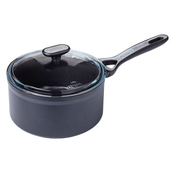 Pyrex Origin+ Saucepan with Lid 18cm forged Aluminium 3 layers Non Stick coating