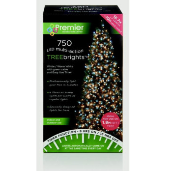 Premier 750 LED Multi Action Treebrights With Timer White Warm White