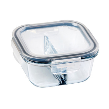 Wiltshire Square Glass Food Container 500ml capacity