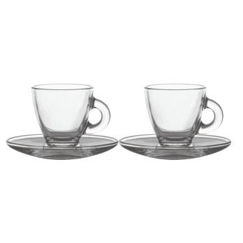 Rayware Entertain Espresso Cup & Saucer Set Of 2 modern look