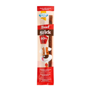 Good Boy Beef Chewy Stick 15g - 90% beef no added meats rewards for dogs of all sizes