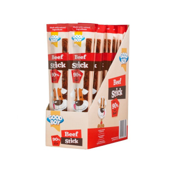 Good Boy Beef Chewy Stick 15g - 90% beef no added meats rewards for dogs of all sizes