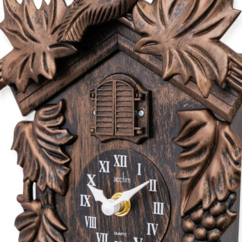 Hamburg Cuckoo Clock Antique Bronze quartz pendulum movement