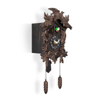 Hamburg Cuckoo Clock Antique Bronze quartz pendulum movement