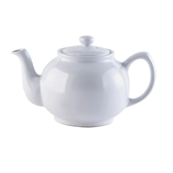 Price & Kensington Teapot 6 Cup White Gloss durable stoneware dishwasher & microwave safe