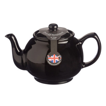 Price & Kensington Teapot 6 Cup Black Gloss