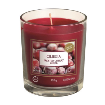 Aladino Medium Candle Jar Frosted Cherries