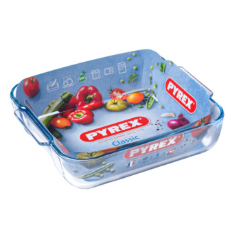 Pyrex Essentials Square Roaster 25x21cm