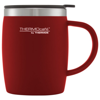 Thermos Thermocafe Soft Touch Desk Mug Red 450ml